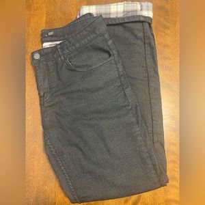 prAna Flannel Lined Boyfriend Jeans - Soft & Cozy!